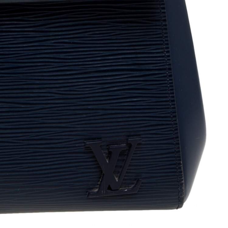Pre Owned Louis Vuitton Indigo Epi Leather Cluny MM Bag