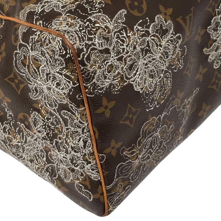 مملوكة مسبقًا Louis Vuitton Monogram Canvas Limited Edition Dentelle Speedy 30 Bag