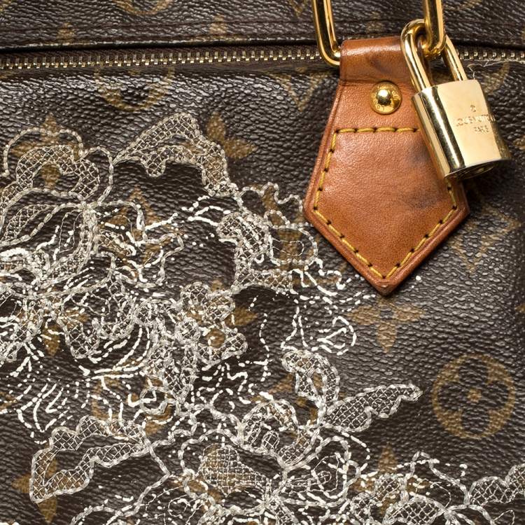 مملوكة مسبقًا Louis Vuitton Monogram Canvas Limited Edition Dentelle Speedy 30 Bag