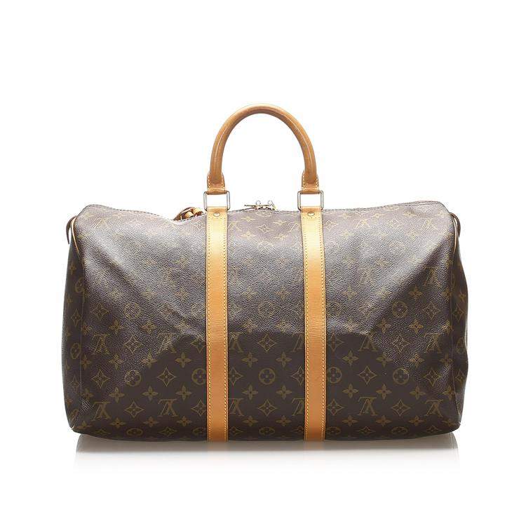 Pre Owned Louis Vuitton Monogram Canvas Keepall 45 Bag