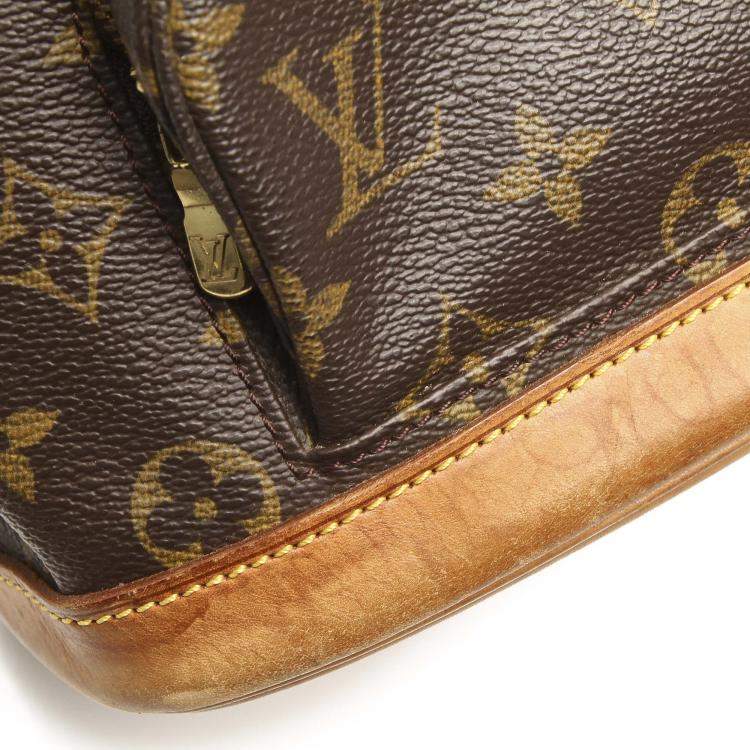 Pre Owned Louis Vuitton Brown Monogram Canvas Montsouris Mini Bag