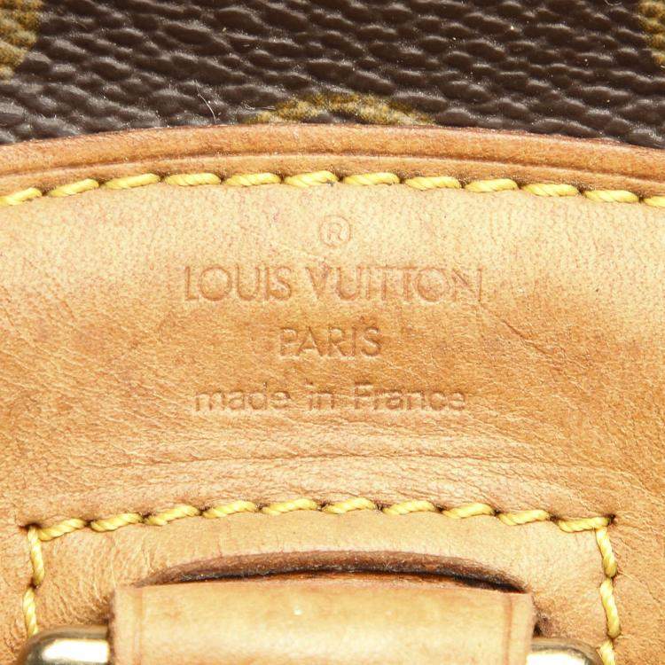Pre Owned Louis Vuitton Brown Monogram Canvas Montsouris Mini Bag