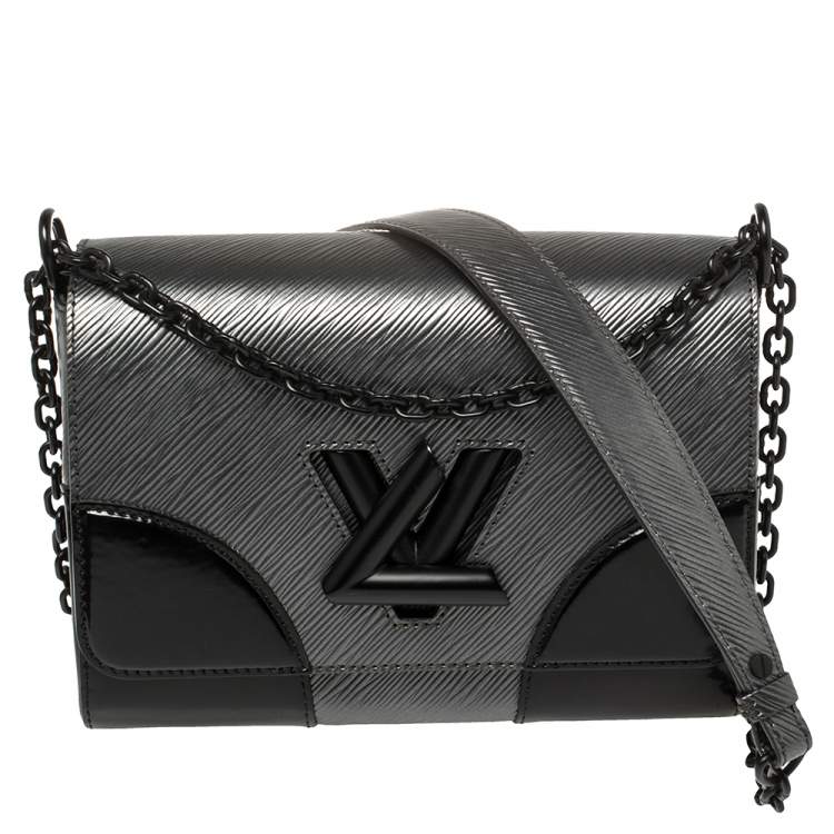 Louis Vuitton Grey/Black Epi Leather Twist MM Bag Louis Vuitton | The  Luxury Closet