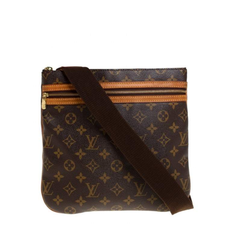Pre Owned Louis Vuitton Monogram Canvas Pochette Bosphore Messenger Bag