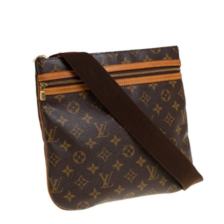 Pre Owned Louis Vuitton Monogram Canvas Pochette Bosphore Messenger Bag