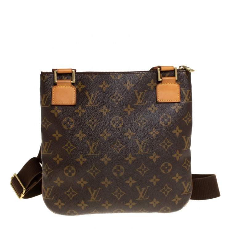 Pre Owned Louis Vuitton Monogram Canvas Pochette Bosphore Messenger Bag