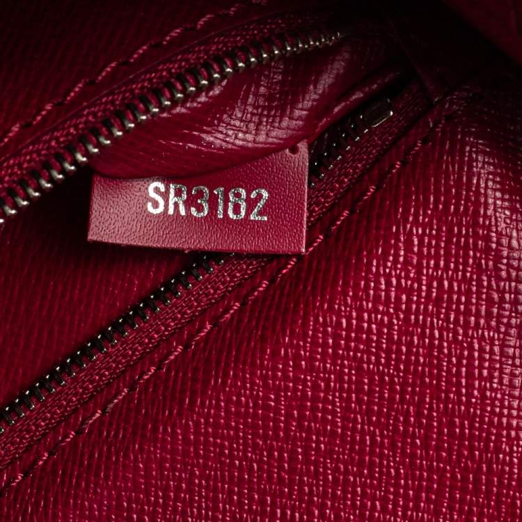 Pre Owned Louis Vuitton Fuchsia Epi Leather Monceau BB Bag