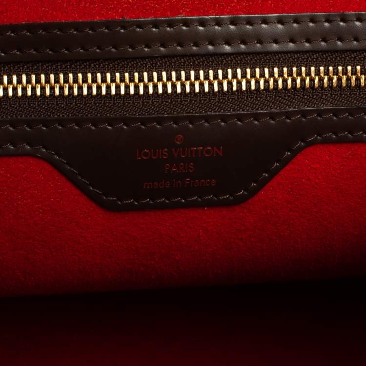 مملوكة مسبقًا Louis Vuitton Damier Ebene Canvas Bergamo MM Bag