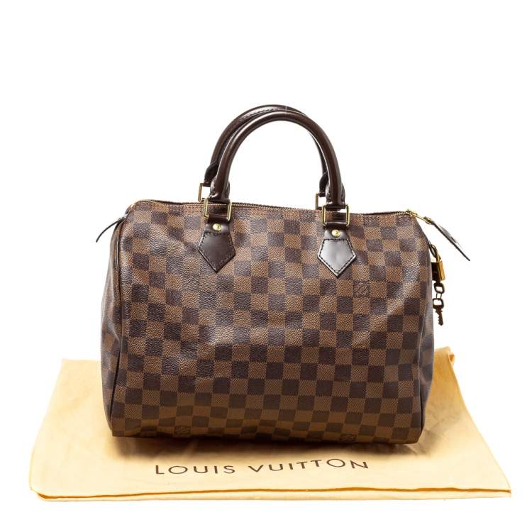 مملوكة مسبقًا Louis Vuitton Damier Ebene Canvas Speedy 30 Bag