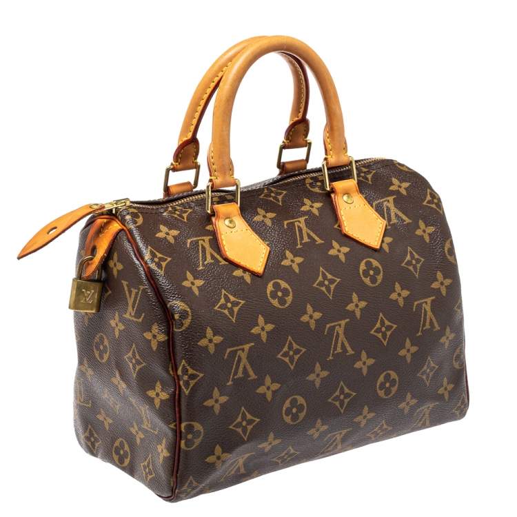 Pre Owned Louis Vuitton Monogram Canvas Speedy 25 Bag
