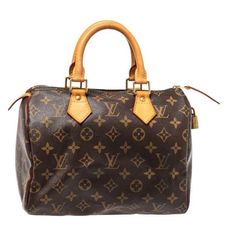 Pre Owned Louis Vuitton Monogram Canvas Speedy 25 Bag