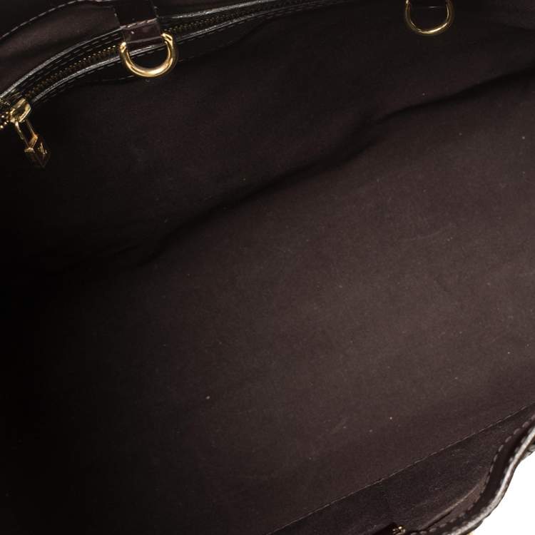 Pre Owned Louis Vuitton Amarante Monogram Vernis Wilshire MM Bag