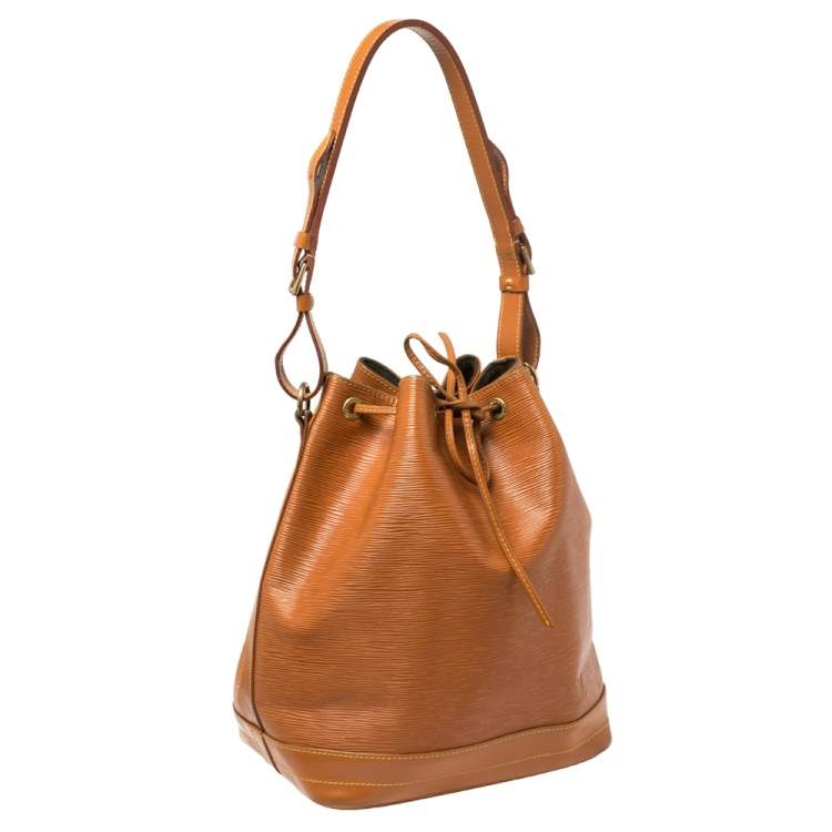 Pre Owned Louis Vuitton Cipango Gold Epi Leather Large Noe Bag