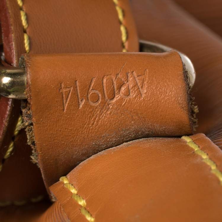 Pre Owned Louis Vuitton Cipango Gold Epi Leather Large Noe Bag