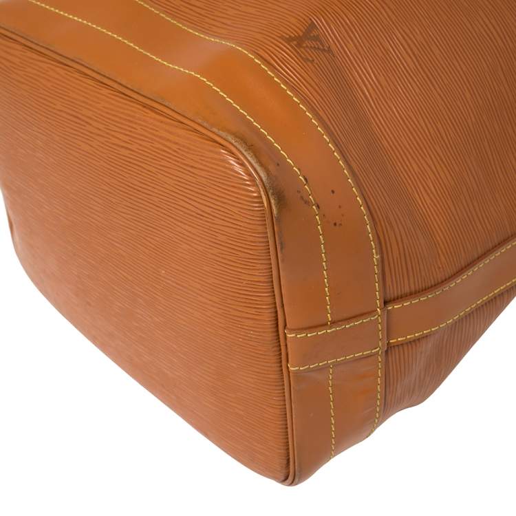 Pre Owned Louis Vuitton Cipango Gold Epi Leather Large Noe Bag