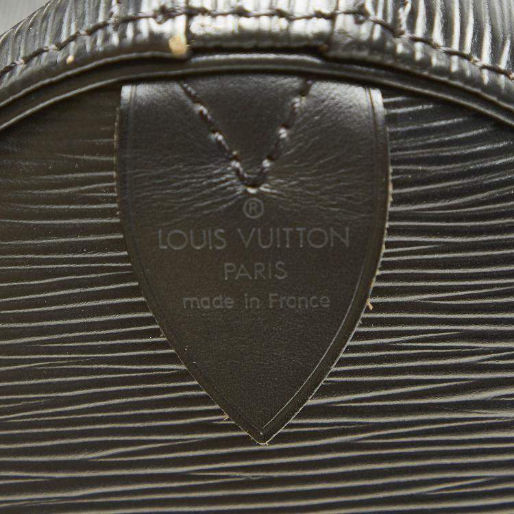Pre Owned Louis Vuitton Black Epi Leather Keepall 45 Bag