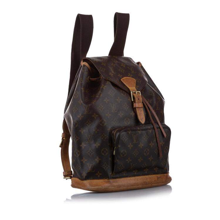 Pre Owned Louis Vuitton Monogram Canvas Montsouris Backpack Bag