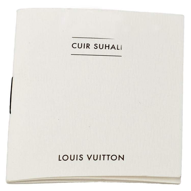 Pre Owned Louis Vuitton White Suhali Leather L’Aimable Bag