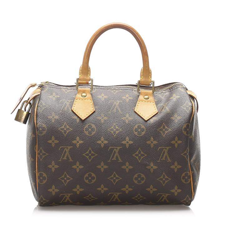 Pre Owned Louis Vuitton Monogram Canvas Speedy 25 Bag