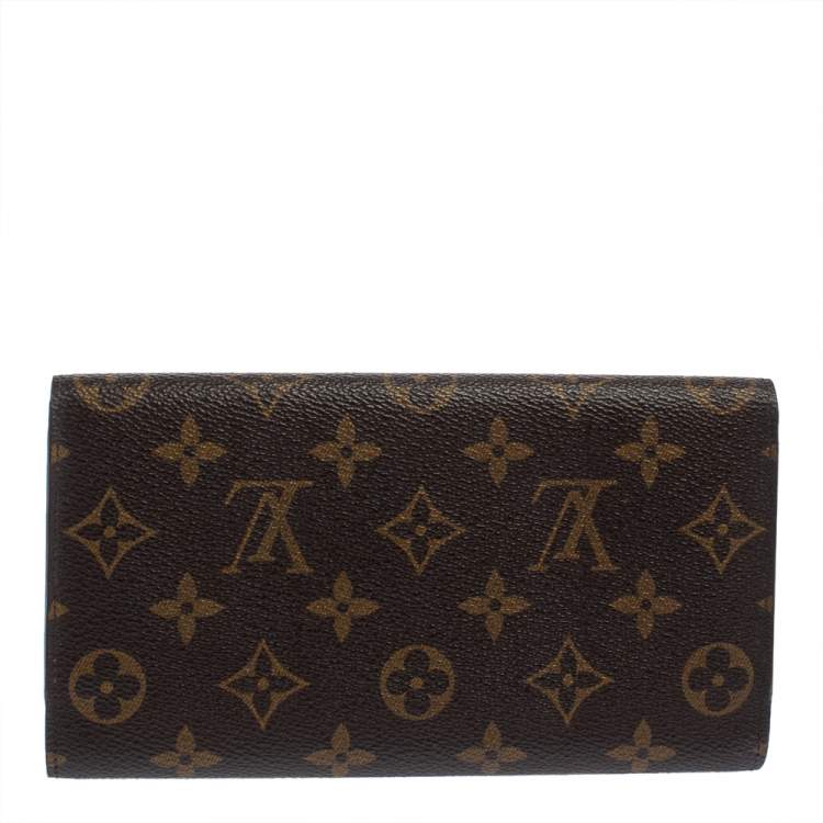 Pre Owned Louis Vuitton Monogram Canvas Sarah Wallet