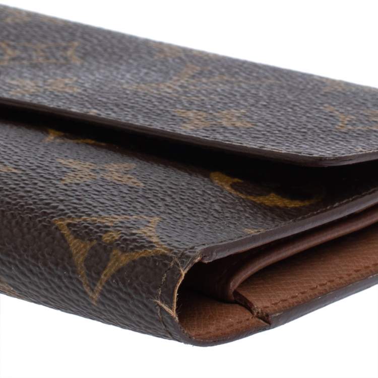 Pre Owned Louis Vuitton Monogram Canvas Sarah Wallet