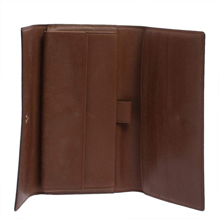 Pre Owned Louis Vuitton Monogram Canvas Sarah Wallet