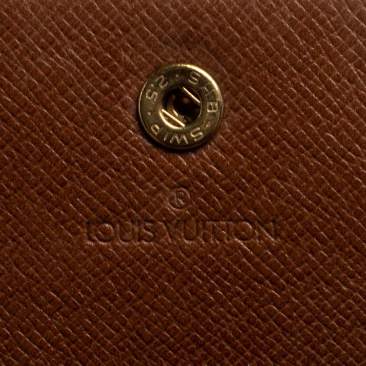 Pre Owned Louis Vuitton Monogram Canvas Sarah Wallet