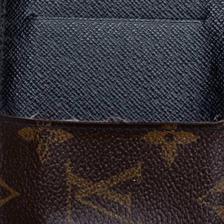 Pre Owned Louis Vuitton Monogram Macassar Canvas Neo Porte Cartes Card Holder