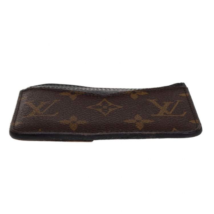 Pre Owned Louis Vuitton Monogram Macassar Canvas Neo Porte Cartes Card Holder