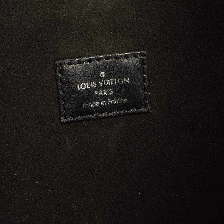 Pre Owned Louis Vuitton Black Epi Leather Neverfull MM Bag