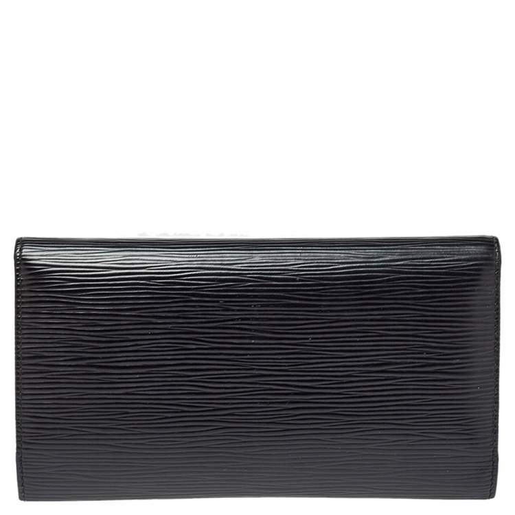 lv black wallet womens