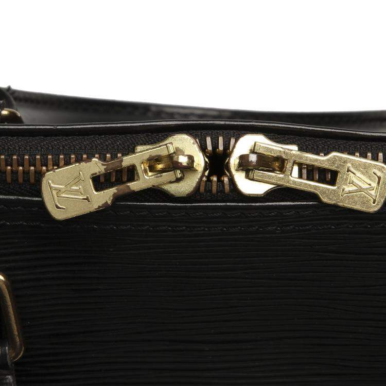 Pre Owned Louis Vuitton Black Epi Leather Keepall 50 Bag