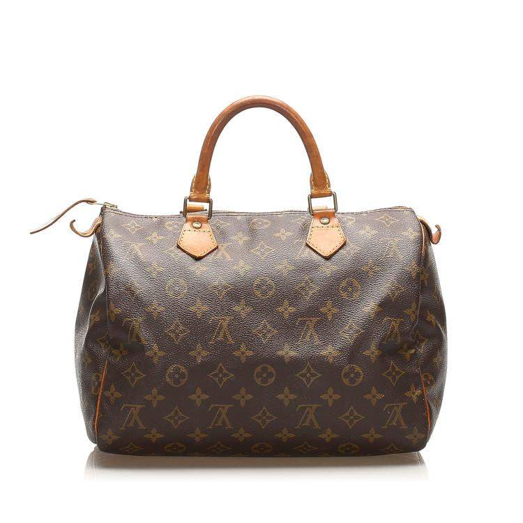 Pre Owned Louis Vuitton Monogram Canvas Speedy 30 Bag