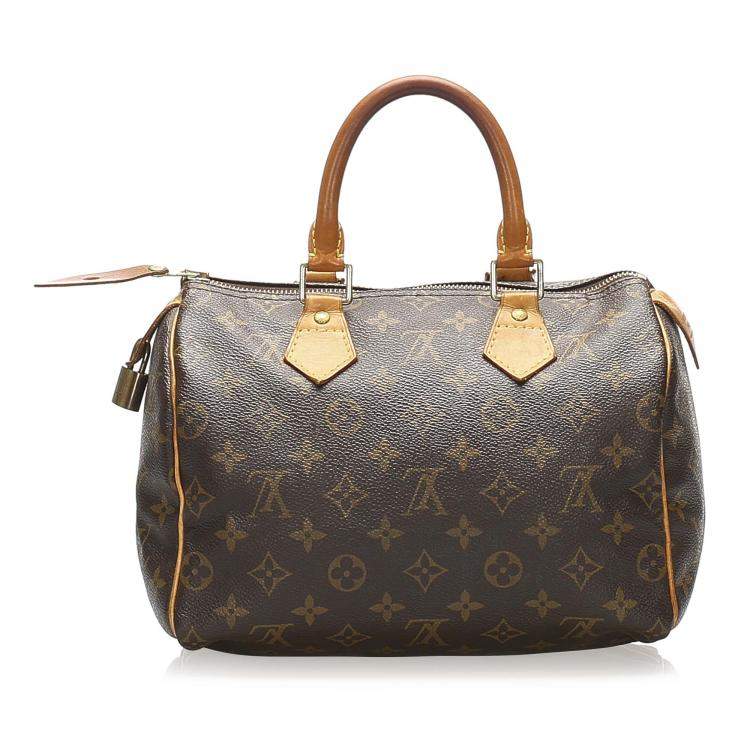 Pre Owned Louis Vuitton Monogram Canvas Speedy 25 Bag
