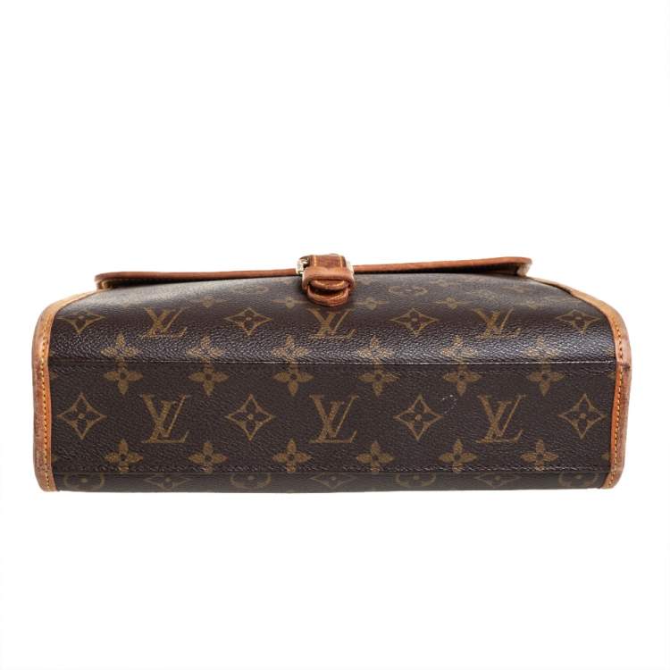 مملوكة مسبقًا Louis Vuitton Brown Monogram Canvas And Leather Bel Air Top Handle Bag