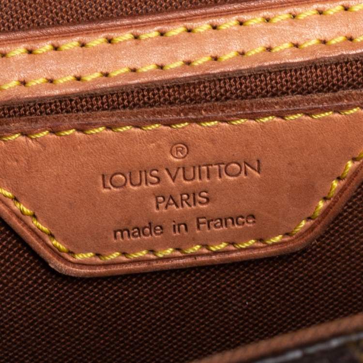 مملوكة مسبقًا Louis Vuitton Brown Monogram Canvas And Leather Bel Air Top Handle Bag
