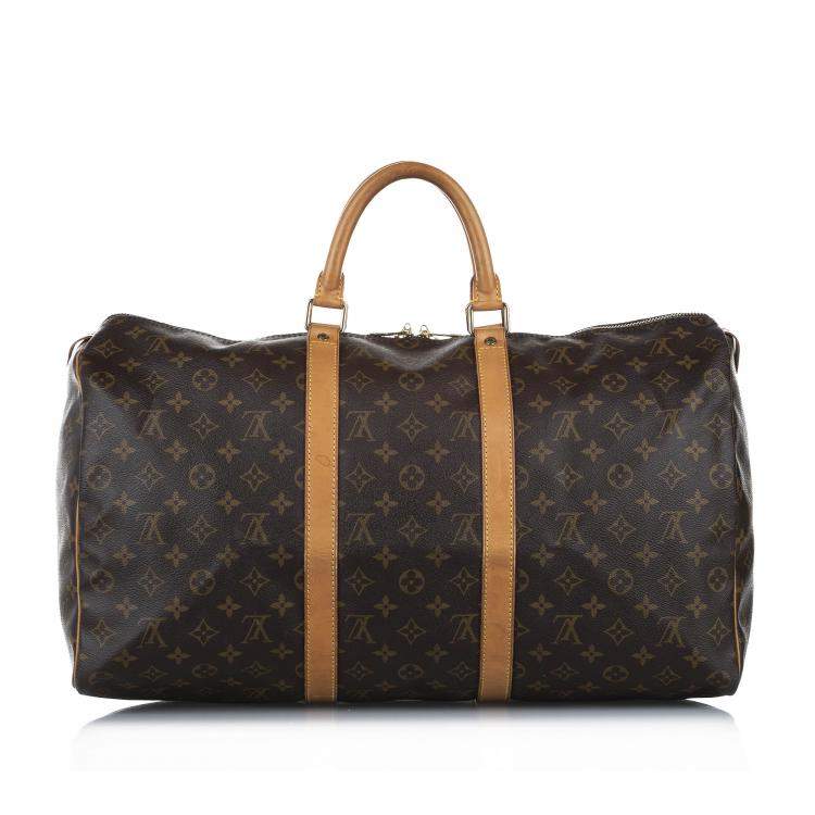 Pre Owned Louis Vuitton Monogram Canvas Keepall 50 Bag