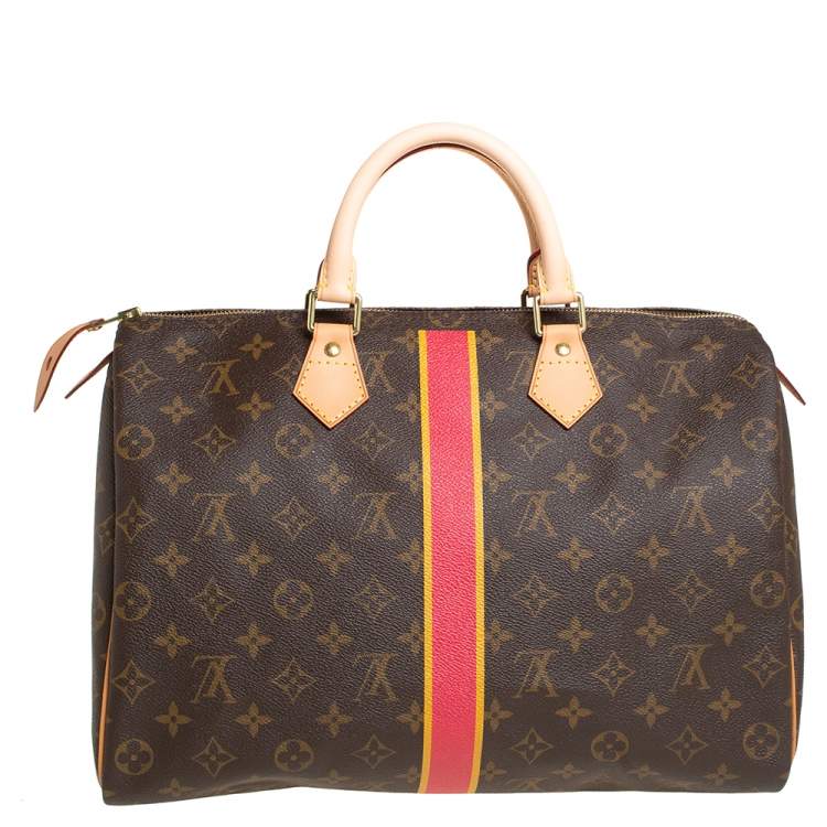 Pre Owned Louis Vuitton Monogram Canvas My LV Heritage Speedy 35 Bag