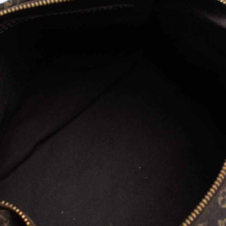مملوكة مسبقًا Louis Vuitton Fusain Monogram Canvas Mini Lin Speedy 30 Bag
