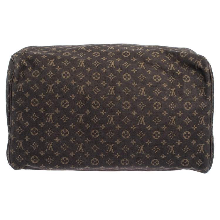 مملوكة مسبقًا Louis Vuitton Fusain Monogram Canvas Mini Lin Speedy 30 Bag