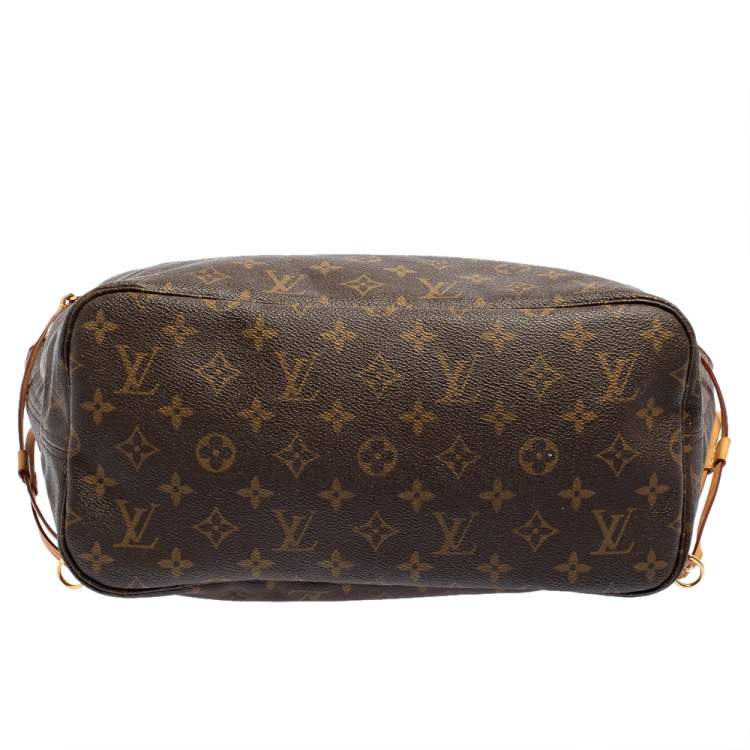 Pre Owned Louis Vuitton Monogram Canvas Neverfull MM Bag