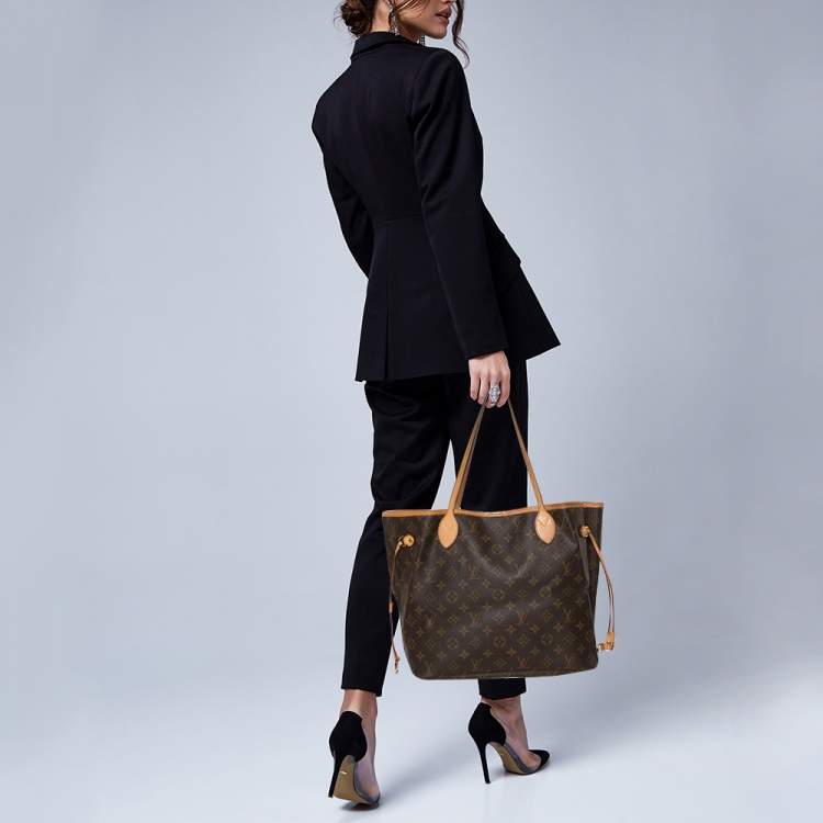 Pre Owned Louis Vuitton Monogram Canvas Neverfull MM Bag