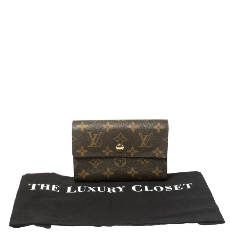 Pre Owned Louis Vuitton Monogram Canvas Alexandra Wallet