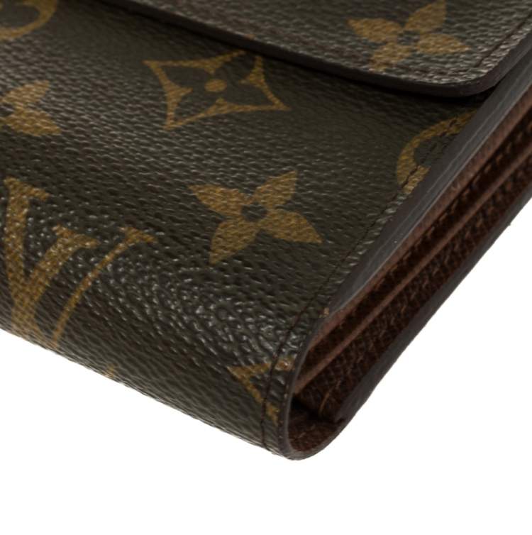 Pre Owned Louis Vuitton Monogram Canvas Alexandra Wallet