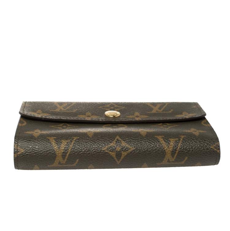 Pre Owned Louis Vuitton Monogram Canvas Alexandra Wallet