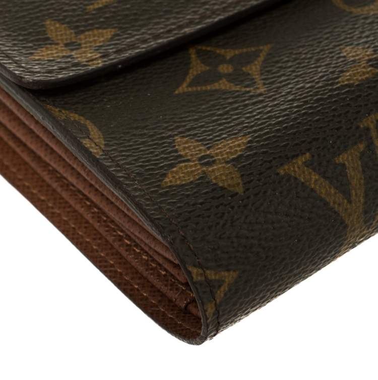 Pre Owned Louis Vuitton Monogram Canvas Alexandra Wallet