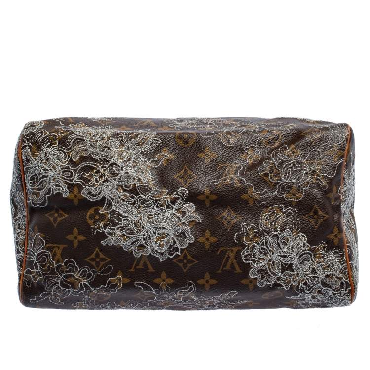 مملوكة مسبقًا Louis Vuitton Monogram Canvas Limited Edition Dentelle Speedy 30 Bag