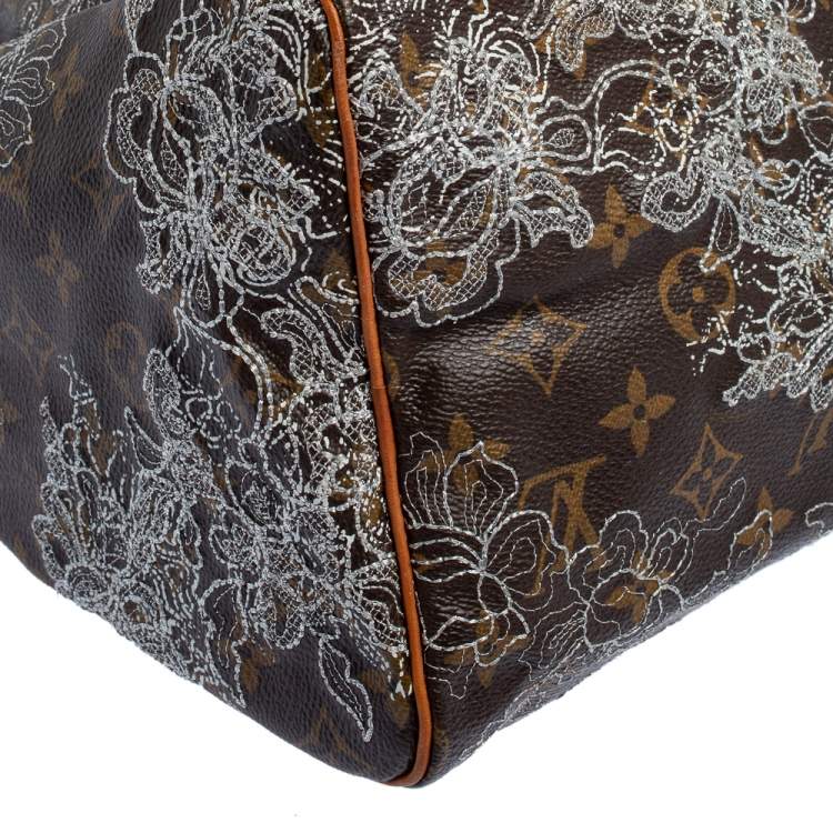 مملوكة مسبقًا Louis Vuitton Monogram Canvas Limited Edition Dentelle Speedy 30 Bag