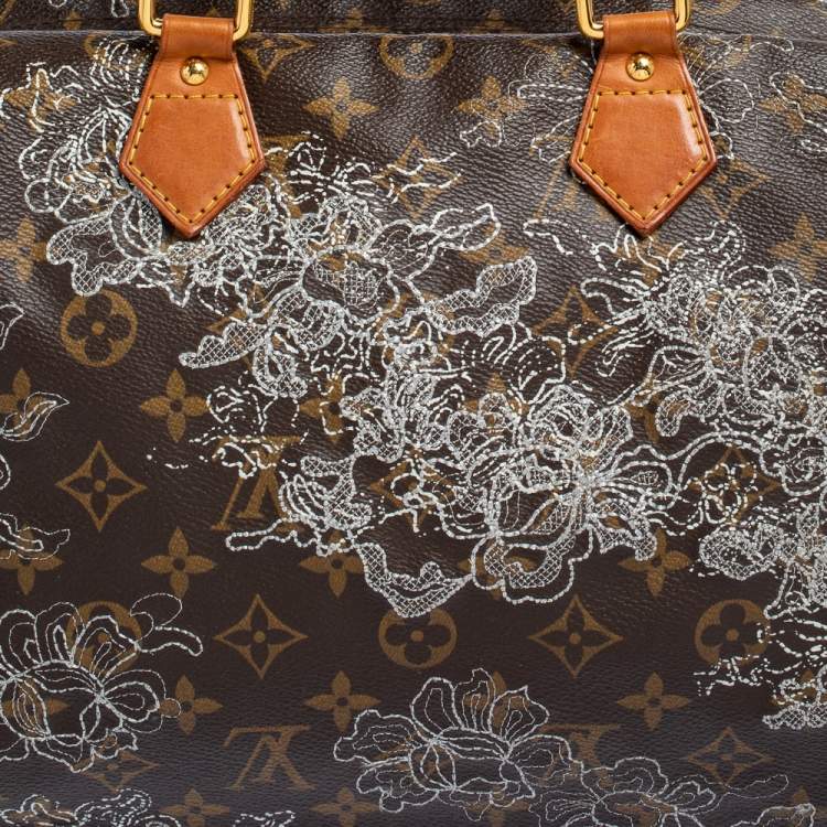 مملوكة مسبقًا Louis Vuitton Monogram Canvas Limited Edition Dentelle Speedy 30 Bag