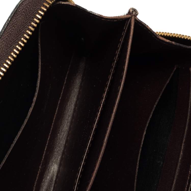 Pre Owned Louis Vuitton Amarante Monogram Vernis Zippy Coin Purse